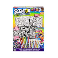 Ароматний набір для творчості Scentos Кумедні розмальовки, Kiddi-42558, 3 - 10 років, 3-10 років