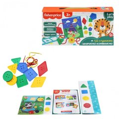 Настільна гра для дітей "Гра з ґудзиками. Шнуруємо-комбінуємо" Vladi Toys VT2905-25, ROY-VT2905-24