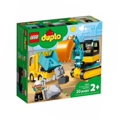 Конструктор Вантажівка та гусеничний екскаватор, LEGO, 10931, один розмір