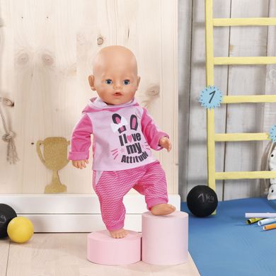 Набор одежды для куклы BABY BORN Zapf СПОРТИВНЫЙ КОСТЮМ ДЛЯ БЕГА, Kiddi-830109-1, 3 - 10 лет, 3-10 років