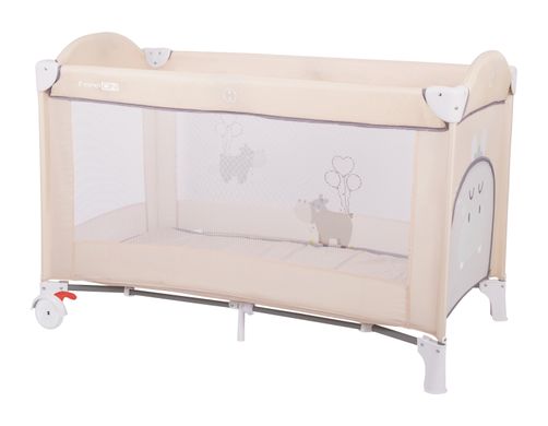 Кровать-манеж FreeON Balloon hippo Beige, SLF-45821, 0-4 года