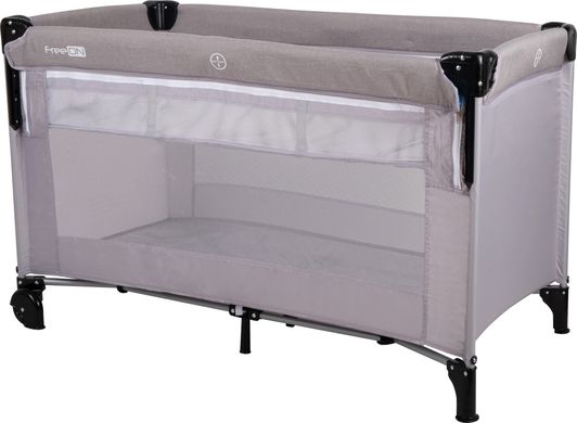 Ліжко-манеж FreeON Bedside travel cot Grey, SLF-39968, 0-18 міс