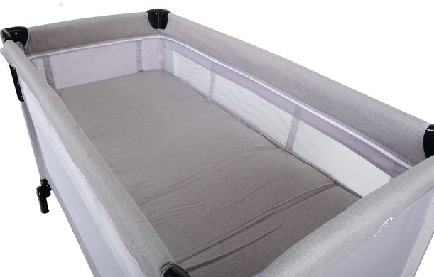 Кровать-манеж FreeON Bedside travel cot Grey, SLF-39968, 0-18 мес