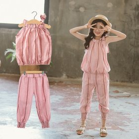 Літній костюм для дівчинки CHB-3988, CHB-3988, 120 см, 6 років (116 см)