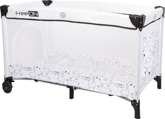 Кровать-манеж FreeON Travel Safari White, SLF-38022, 0-3 года