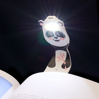 Закладка-ліхтарик FLEXILIGHТ Rechargeable серії «Друзі» - ПАНДА, Kiddi-FLRPPA, 6 - 16 років, 6-16 років