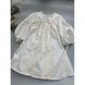 Крестильная рубашка для девочки "Цветочная" ANGELSKY, AN6902, 0-1 мес (56 см), 0-1 мес
