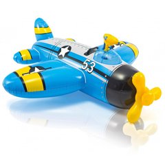 Дитячий плотик для плавання Літак 57537 (Blue), ROY-57537(Blue)