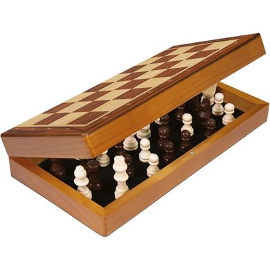 Шахматы деревянные в складной шкатулке, BVL-MIXJTB01ML, 6-16 лет