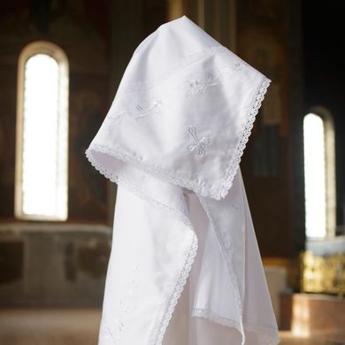 Крыжма для крещения с вышивкой Анна ANGELSKY, AN3100, один размер, один размер