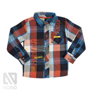 Рубашка клетчатая Nano, F1403-04, 10 лет (142 см), 10 лет (140 см)