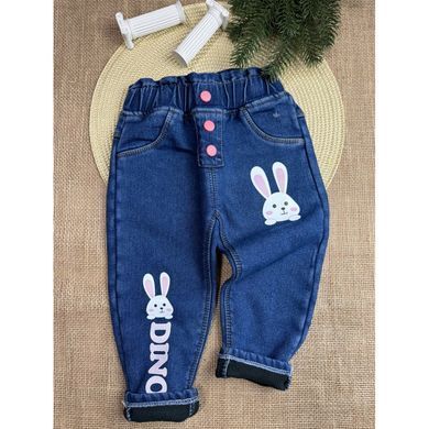 Джинсы для девочки утепленные Dino CHB-10635, 120 см, 7 лет (122 см)