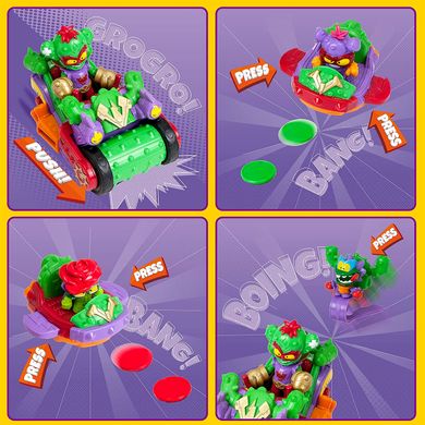 Игровой набор SuperThings «Kazoom Kids» S1 - СПАЙК-РОЛЛЕР КАКТУС, Kiddi-PSTSP514IN00, 0 - 7 лет, 0-7 років