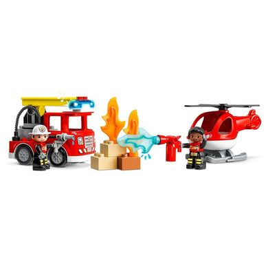 Конструктор LEGO® Пожежне депо та вертоліт, 10970