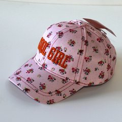 Кепка в цветочный принт Kitti, Y2200-06-pink, 50 (4-8 лет), 50