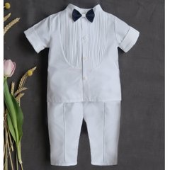 Нарядний хрестильний костюм для хлопчика Артур, AN3602-1, 0-3 міс (56 см), 0-3 міс