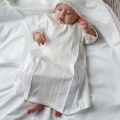 Крестильная рубашка Крещение ANGELSKY, AN1902, 0-3 мес (56 см), 0-3 мес (50-62 см)