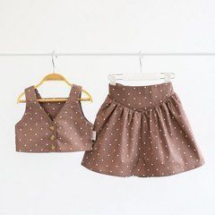Комплект юбки и топ "Lilo" Горошек MagBaby 131363, 80 (9-12 мес), 12 мес (80 см)