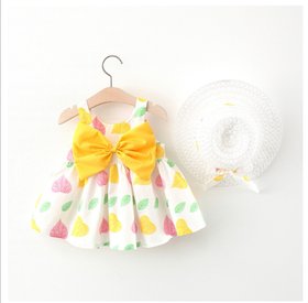 Літній комплект сукня + капелюшок Leaf CHB-1229, CHB-1229, 92 см, 2 роки (92 см)