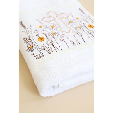 Полотенце для крещения "Wild flowers" MagBaby 101395, один размер, один размер