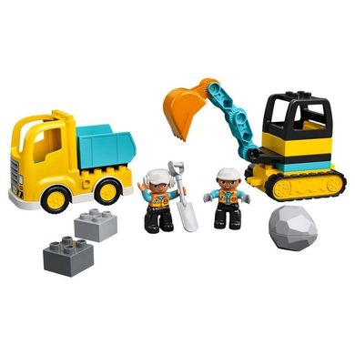 Конструктор Вантажівка та гусеничний екскаватор, LEGO, 10931, один розмір