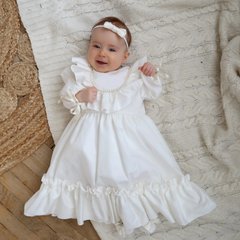 Платье на крещение девочки "Грейс" ANGELSKY, AN7302, 4 года (104 см), 4 года (104 см)