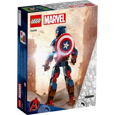 Конструктор LEGO® Фигурка Капитана Америка для сборки, BVL-76258