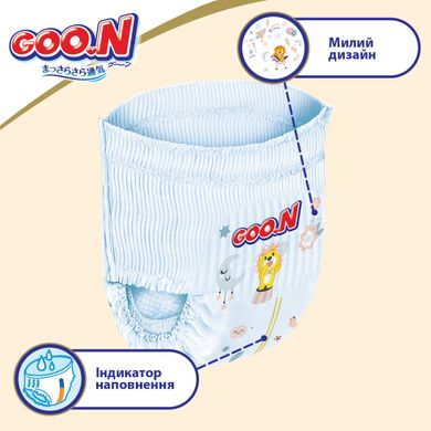 Трусики-подгузники GOO.N Premium Soft для детей 7-12 кг, Kiddi-863227, 7-12 кг, 7-12 кг
