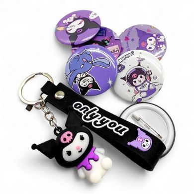 Рюкзак школьный "Sanrio/Санрио. Kuromi/Куроми" 31&times;41&times;15 см, TS-272873, один размер, один размер