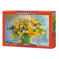 Пазли Castorland "Весняні квіти в зеленій вазі" (1000 елементів), TS-141525