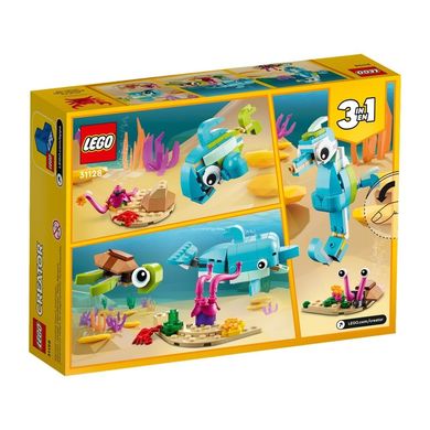 Конструктор LEGO® Дельфін і черепаха, 31128