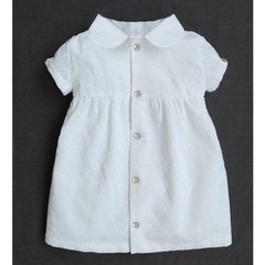 Батистова сукня для дівчинки, AN3302, 0-3 міс (56 см), 0-3 міс