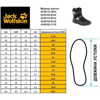 Ботинки зимние Jack Wolfskin POLAR BEAR TEXAPORE HIGH VC K, 4036722-6142, 30, 30