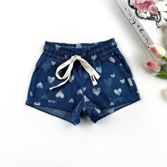 Шорты джинс Marakas Сердца Mar-445009, 4 года (104 см), 4 года (104 см)