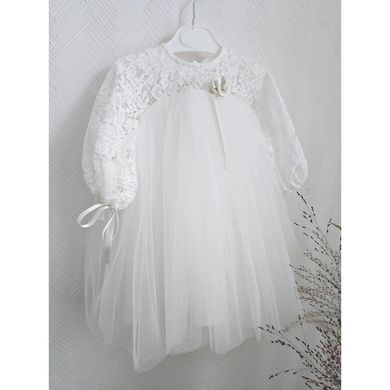 Нарядное платье для девочки "Нежность" ANGELSKY, AN6802, 0-1 мес (56 см), 0-1 мес