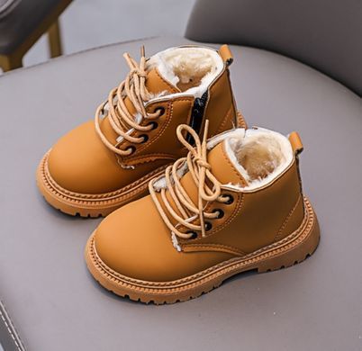 Черевички дитячі зимові з хутром like timberland CHB-20562, 23, 23