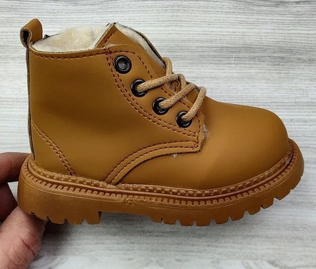 Черевички дитячі зимові з хутром like timberland CHB-20562, 23, 23