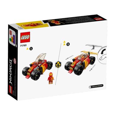 Конструктор LEGO Гоночный автомобиль ниндзя Кая EVO, 71780, 6-12