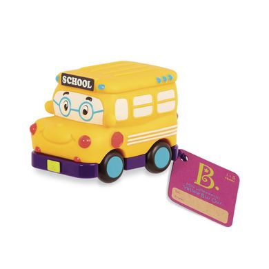 Машинка інерційна - Шкільний автобус, Кумедний автопарк Battat, BX1495Z, 1-5 років