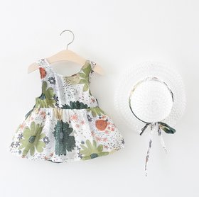 Комплект платье+шляпа Flowers CHB-2959, CHB-2959, 74 см, 9 мес (74 см)