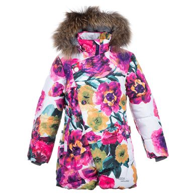 Зимняя термокуртка для девочек ROSA 1 HUPPA, ROSA 1 17910130-81720, 8 лет (128 см), 8 лет (128 см)