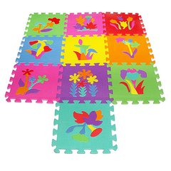 Детский игровой коврик мозаика METR+ Растения M 0386, ROY-M 0386