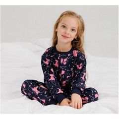 Пижама для девочки (кофта и штаны) ПЖ55, 8 лет (128 см), 8 лет (128 см)