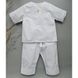 Крестильный костюм для мальчика "Небесный" Angelsky, AN6211, 0-1 мес (56 см), 0-1 мес