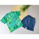 Костюм на лето зеленая футболка Sikhand CHB-10013, 100 см, 3 года