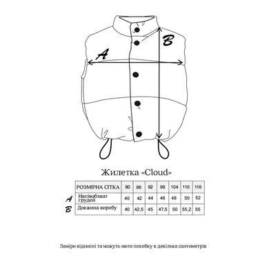 Жилетка MagBaby Cloud Mag-134713, 104 (3-4 года), 4 года (104 см)