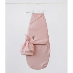 Евро пеленка на липучках с шапочкой "Purl" Зайка MagBaby 100340, 0-3 мес, 0-3 мес