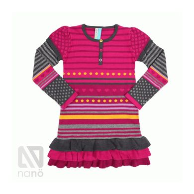 Платье вязаное Nano, F1402-10, 12 мес (75 см), 9 мес (74 см)