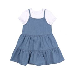 Комплект для дівчинки (сукня та футболка), КП293-dj-800, 104 см, 4 роки (104 см)