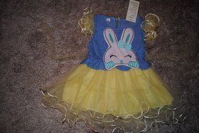 Платье летнее с кроликом CHB-6321, CHB-6321, 86 см, 18 мес (86 см)